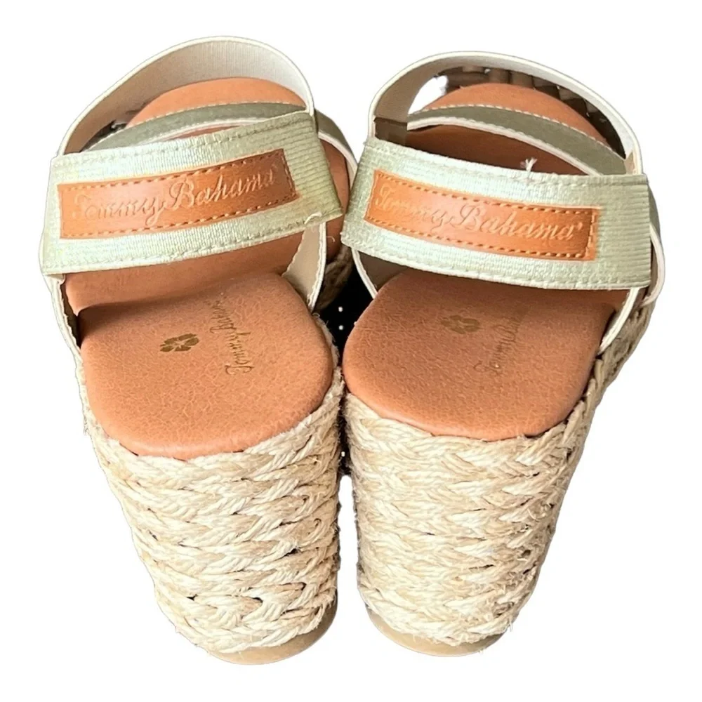 Tommy Bahama Sakura Espadrille Wedge Sandals Women’s Size 7.5M